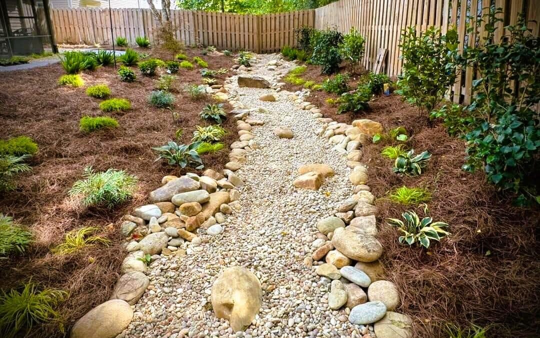 Professional Landscapers Plan Hardscaping for Drainage Solutions