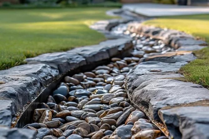 How Professional Landscapers Plan Hardscaping for Drainage Solutions