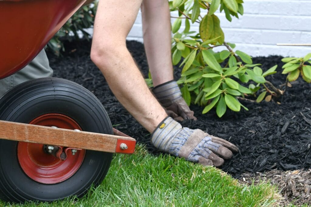 landscaping-with-mulch-outdoors